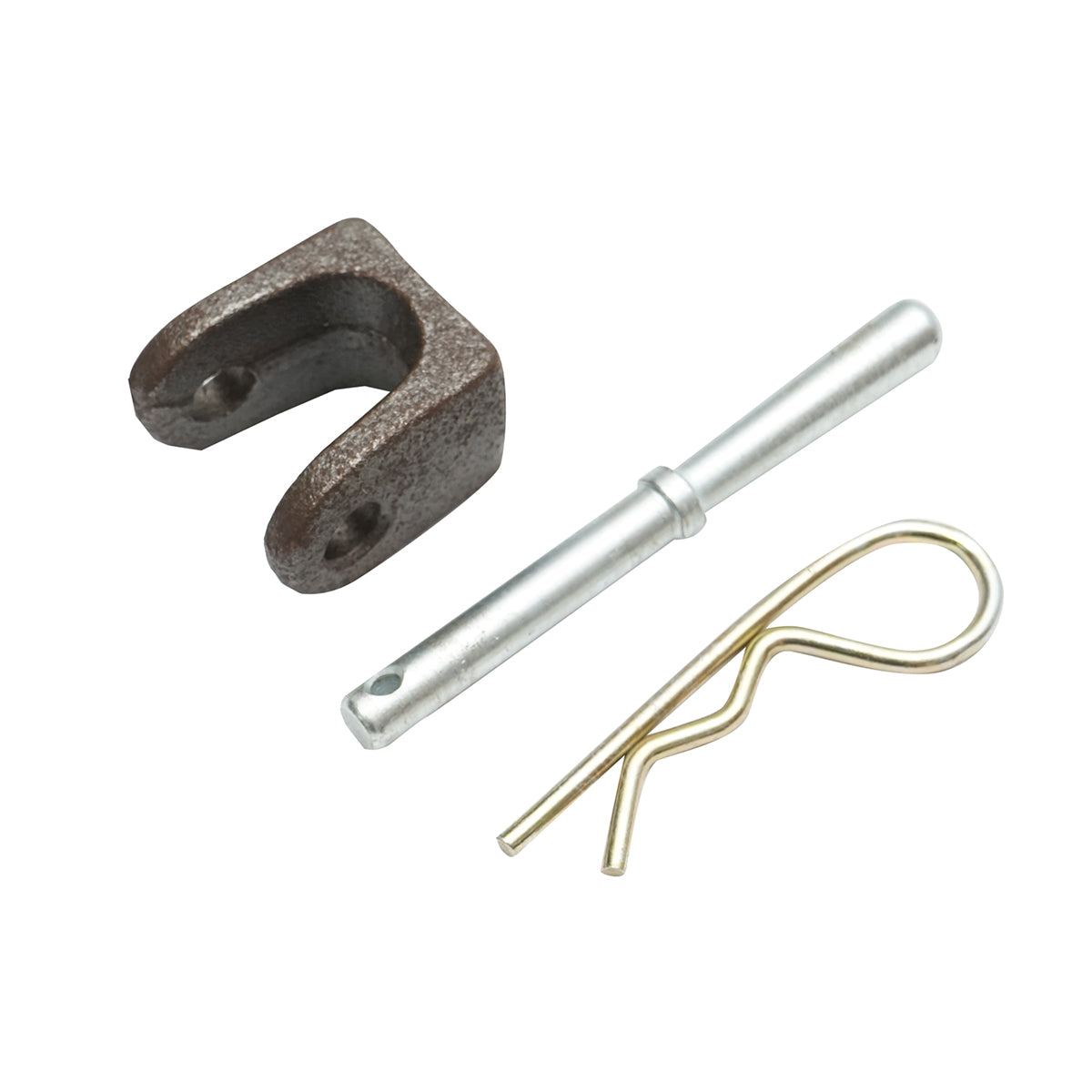 Car trailer hinge with bolt and safety