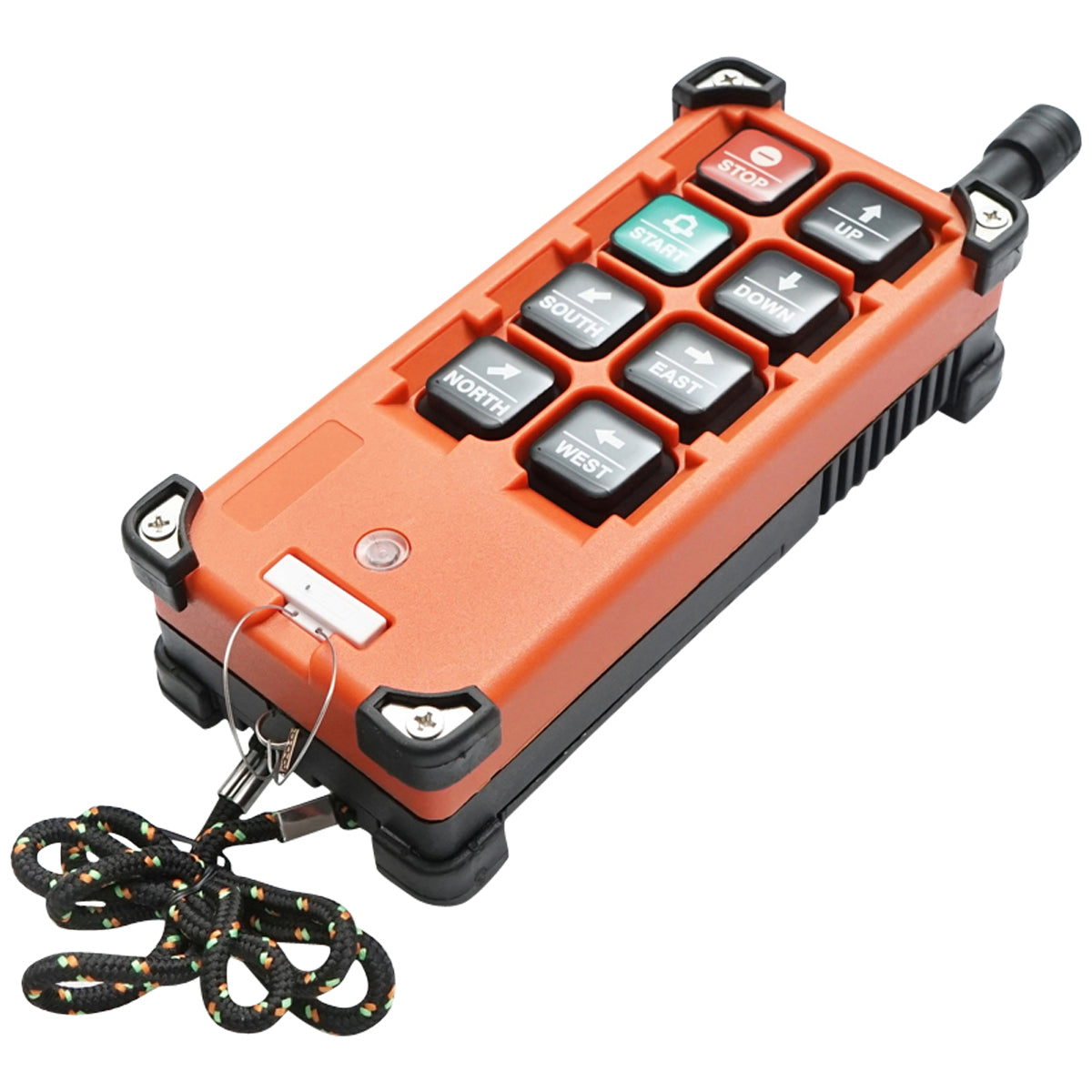 Wireless industrial remote control with 6 commands DC 12V/24V and water protection Breckner Germany