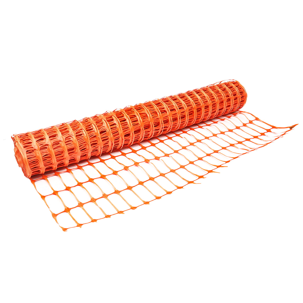 Boundary fence mesh 1mx50m with eyes 70x40mm, 110g/m orange