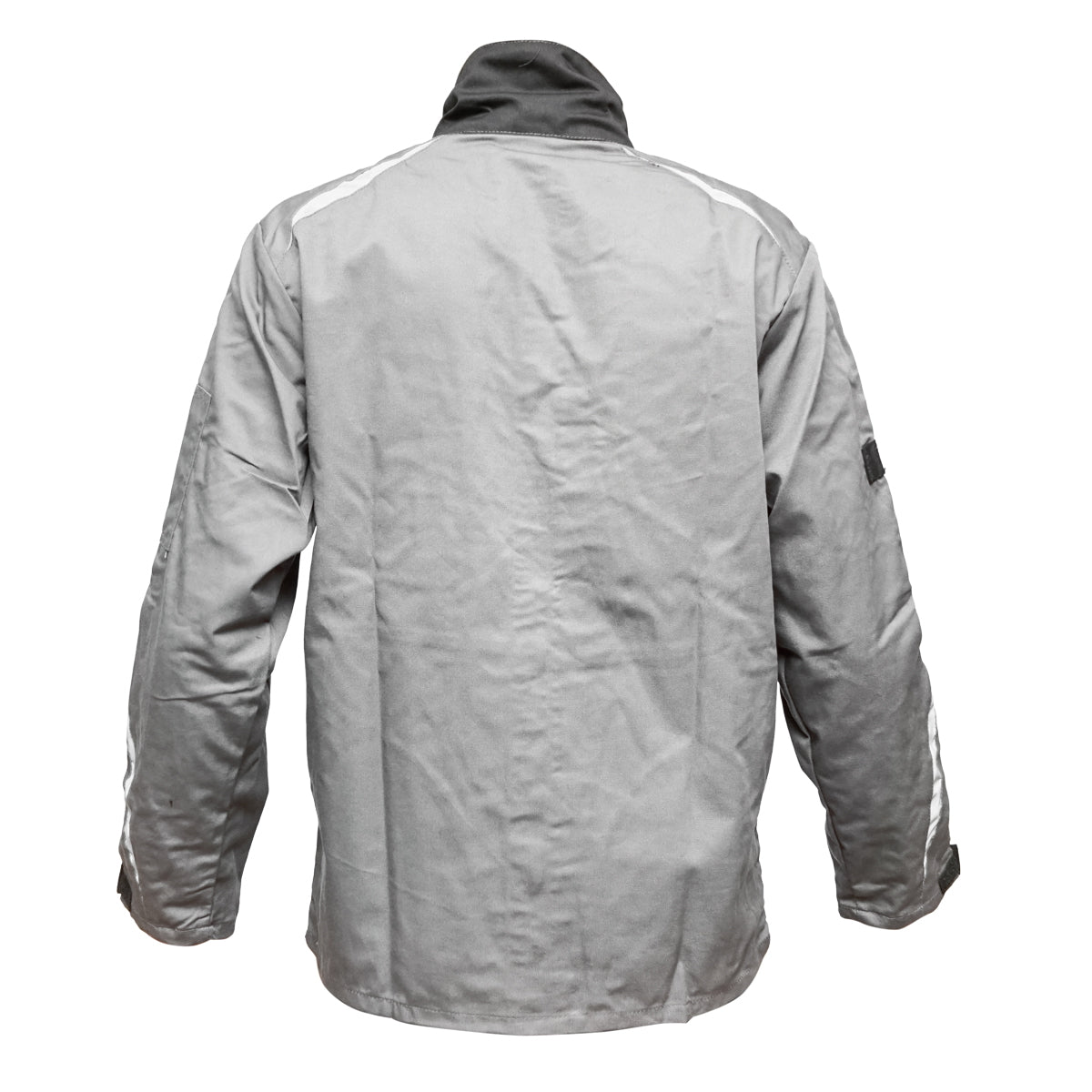 Work jacket, polyester with cotton, gray with black, XXL Breckner Germany