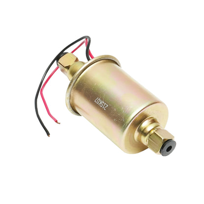 Universal electric fuel pump with built-in filter, 12V, L=145mm, dia 8mm for diesel/gasoline OEM YK-2047, E8012SS