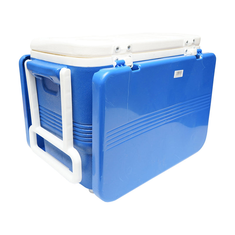 45L blue picnic freezer with table 610x405x445mm Breckner Germany