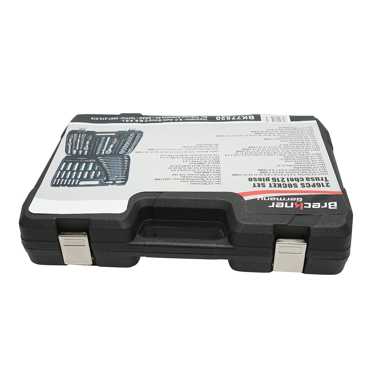 Combined tool kit 216 pieces Breckner Germany