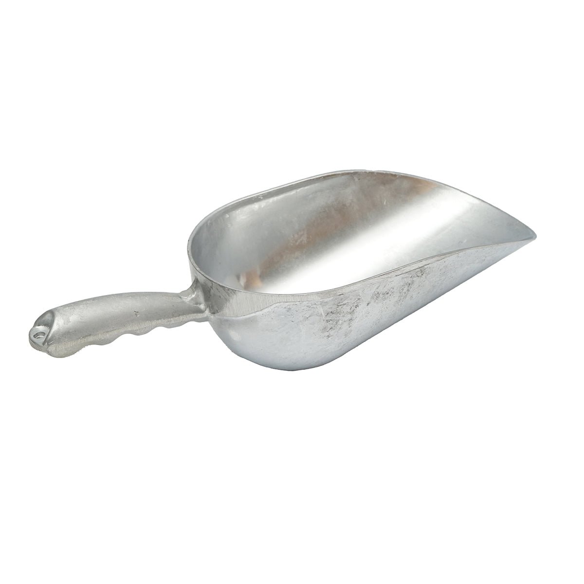 Spoon, food scoop, made of aluminum 26x14x9cm