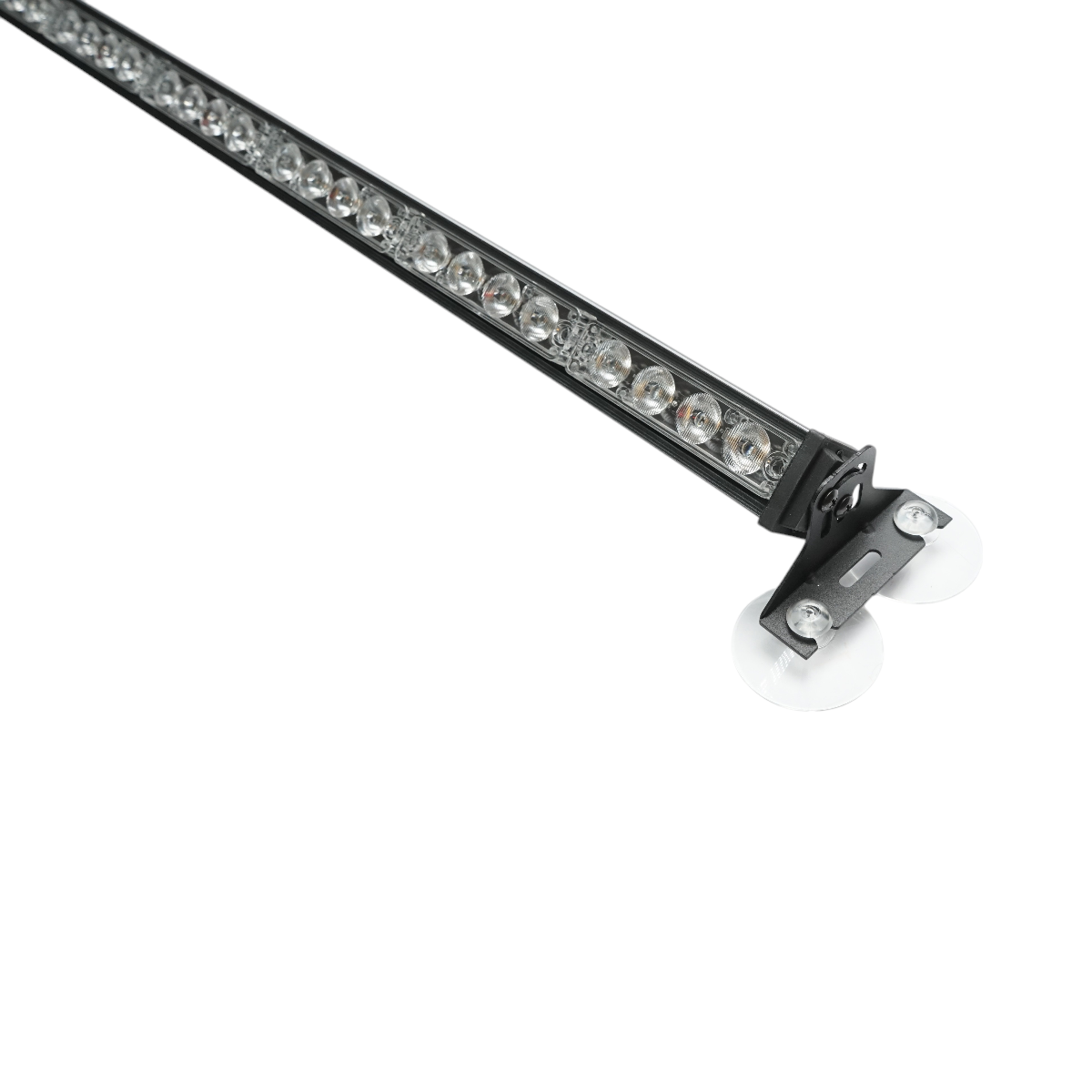 12V strobe LED bar, 32W, 5 colors, aluminum housing 860x80x30mm