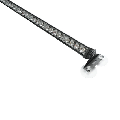 12V strobe LED bar, 32W, 5 colors, aluminum housing 860x80x30mm