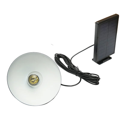 LED solar lamp 2W with 1.5W/5.5V solar panel, battery 3.7V/1.2 Ah and IP54 lampshade Breckner Germany