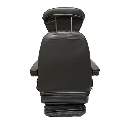 Universal adjustable seat for tractor with safety belt, armrests and suspension 800x610mm