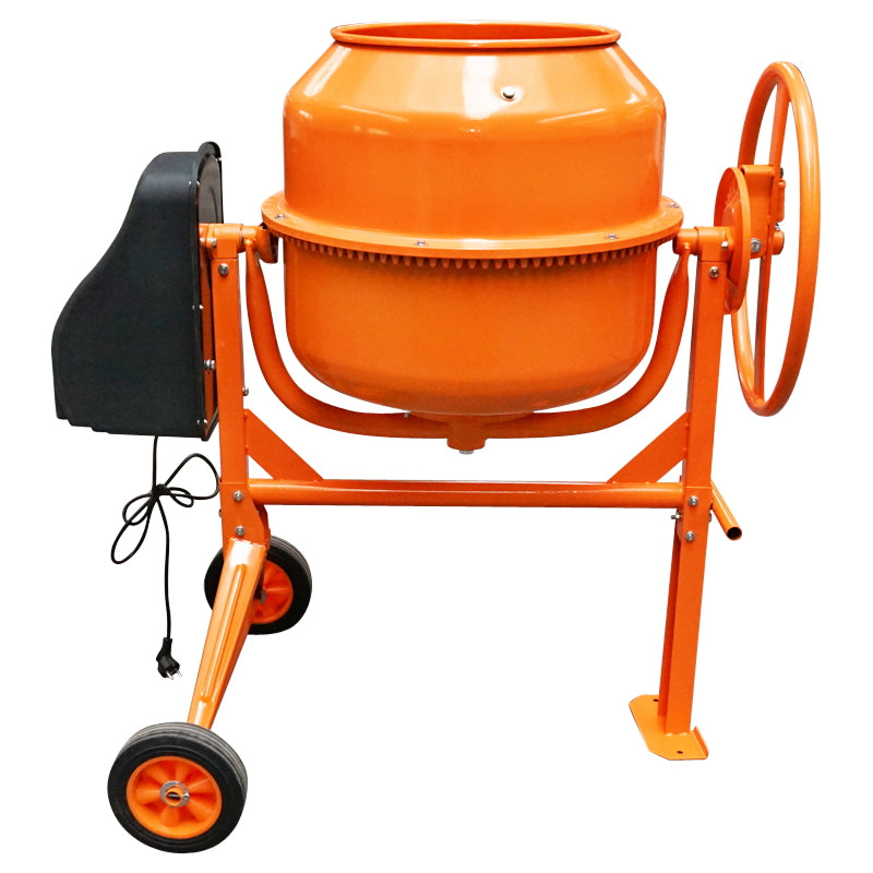 Concrete mixer 550 W, bucket volume 140L, gear and crown made of cast iron, 48 kg Breckner Germany
