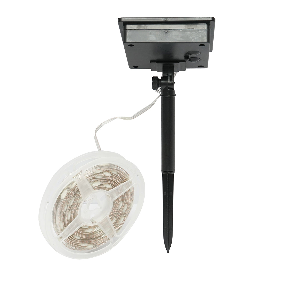 LED strip with solar panel 5V, 10m, RGB+IC remote control IP65 Breckner Germany