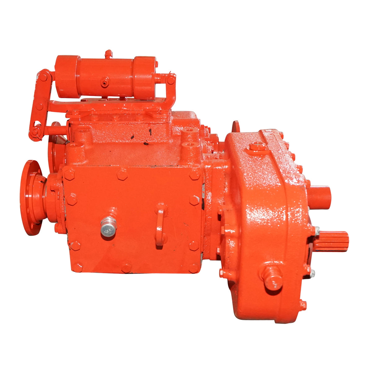 Assembled reducer for articulated forest tractor