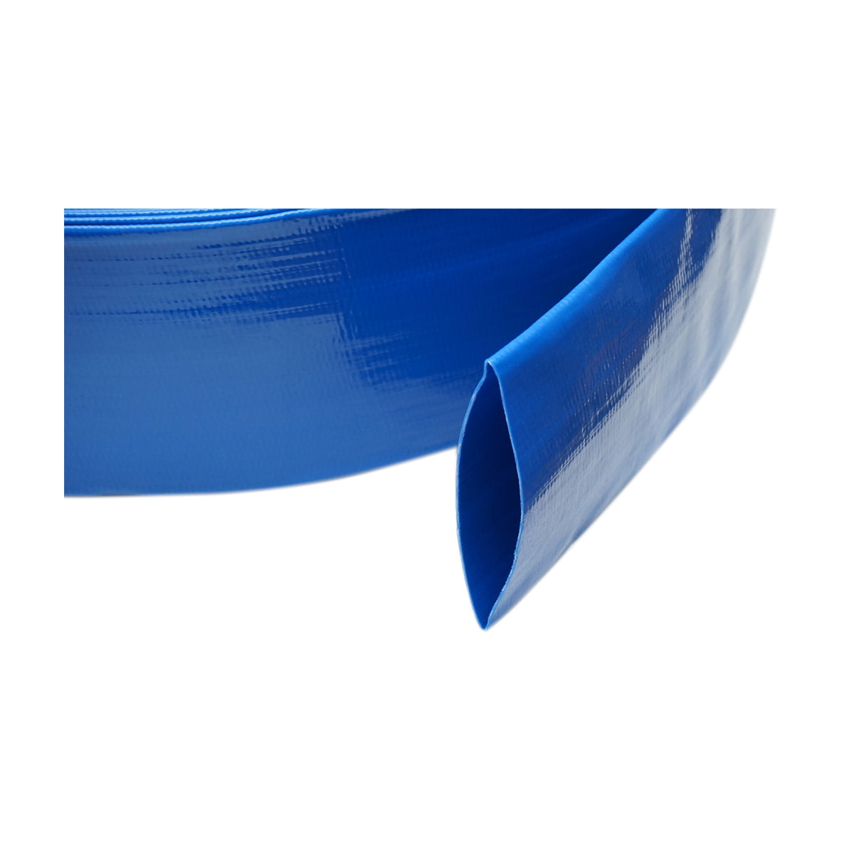 Flat water hose for irrigation made of PVC 3 toll length 100m, PN4 Breckner Germany