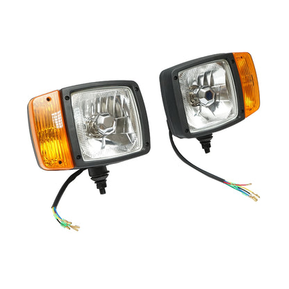 Set of headlamp type lamps with right and left signaling 24V HR-A-023 Breckner Germany