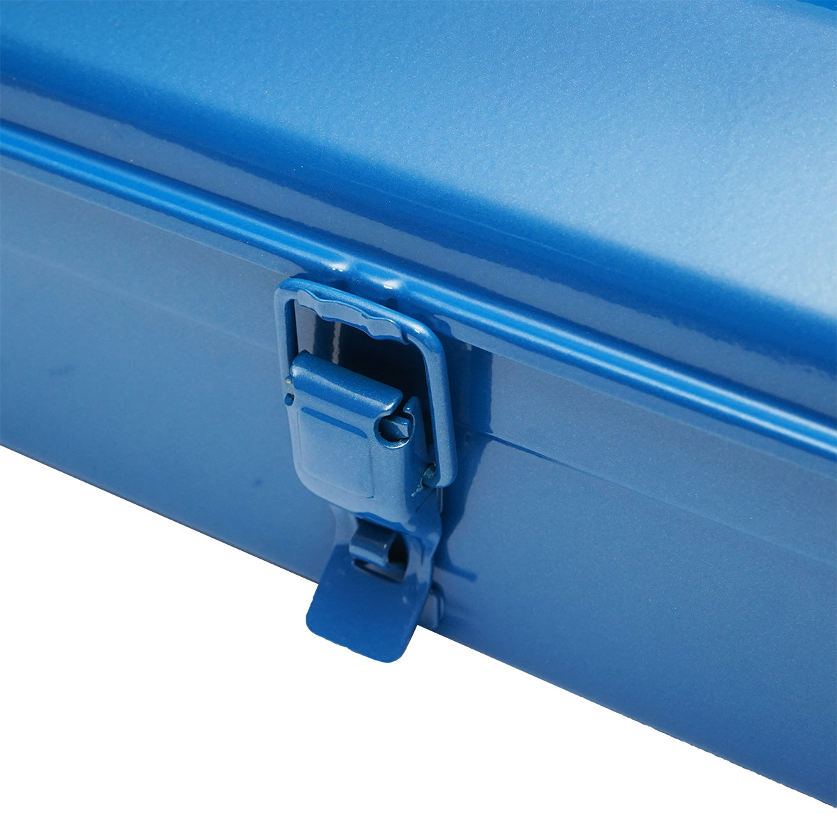 Blue metal tool box 360x160x110mm Breckner Germany