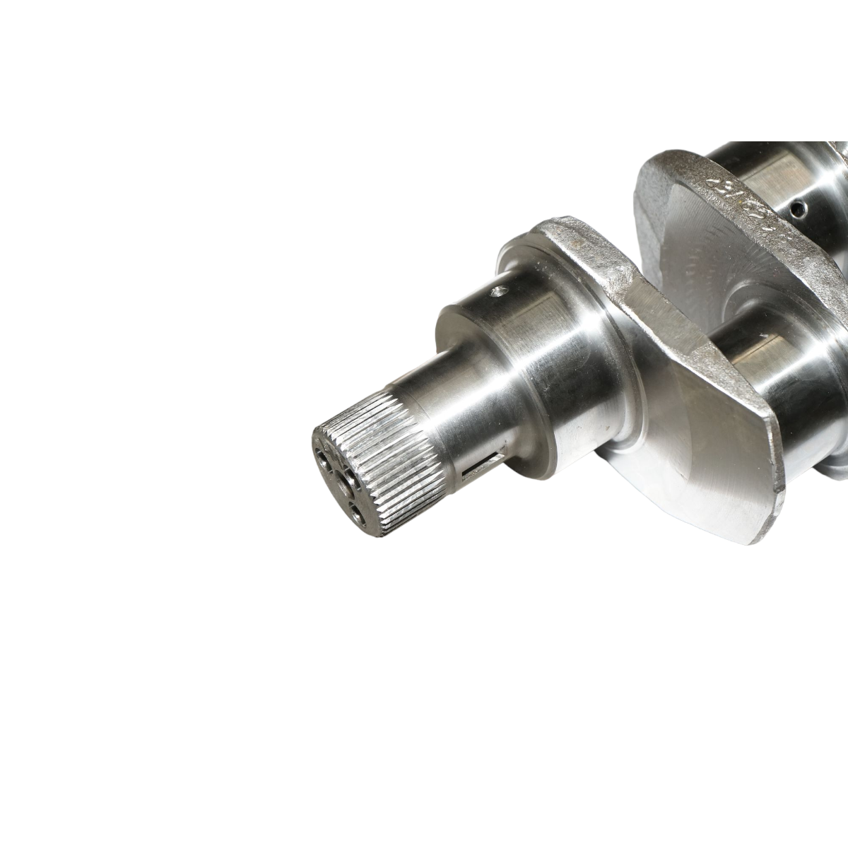 Twisted crankshaft, vibrochest for Landini, Massey Ferguson Perkins engine with 4 cylinders OEM code ZZ90119, 3637401M91, U5BG0024, 31315981, 31315982, 31315991, ZZ90082, ZZ90081, ZZ90143, 741747M1, 31315870