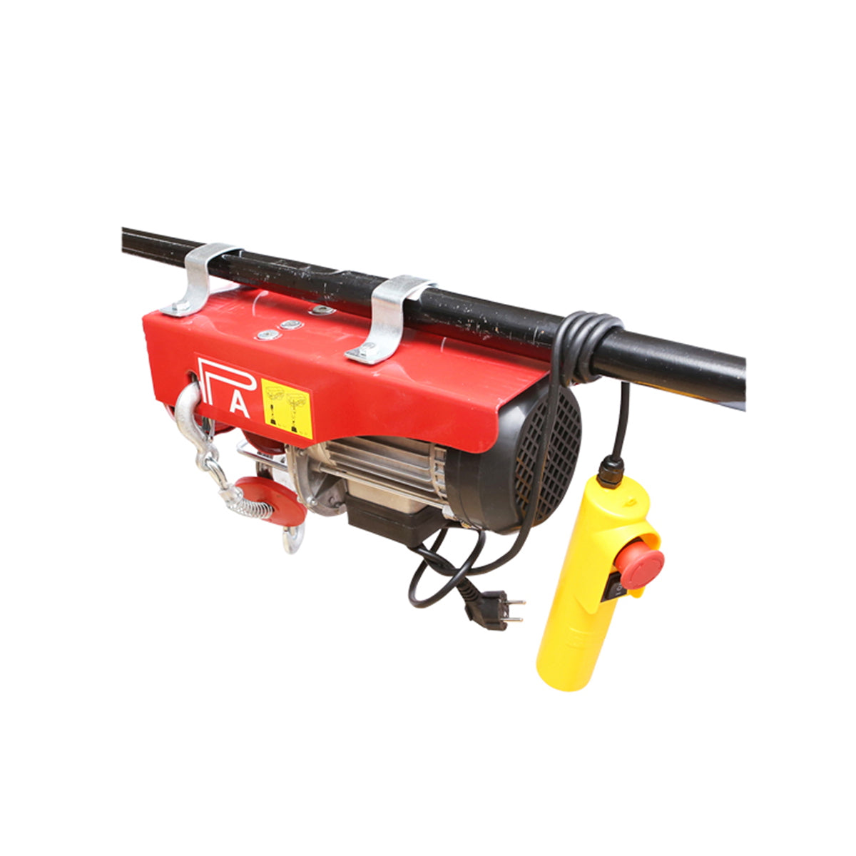 Electric hoist/crane 220V/50Hz 850W, maximum load 200/400Kg, lifting speed 5-10m/min, lifting height 6-12m, IP40 protection