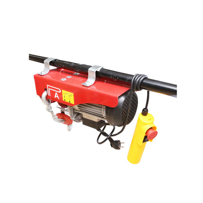 Electric hoist/crane 220V/50Hz 850W, maximum load 200/400Kg, lifting speed 5-10m/min, lifting height 6-12m, IP40 protection