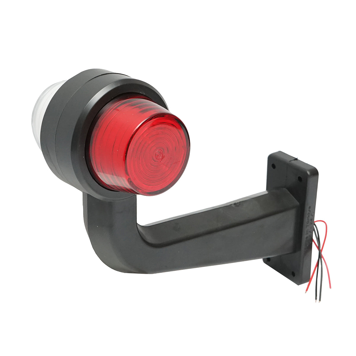 Set of LED side marker lamps with arm 12-24V, white-red FR0158 Breckner Germany