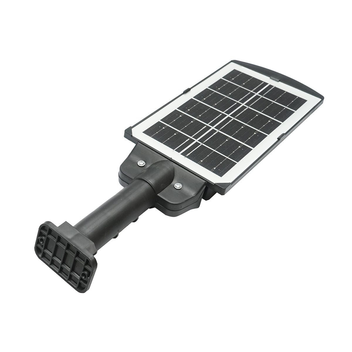 LED solar street lamp 6500K with 3W solar panel, 18000mAh battery, pole mount IP67 Breckner Germany
