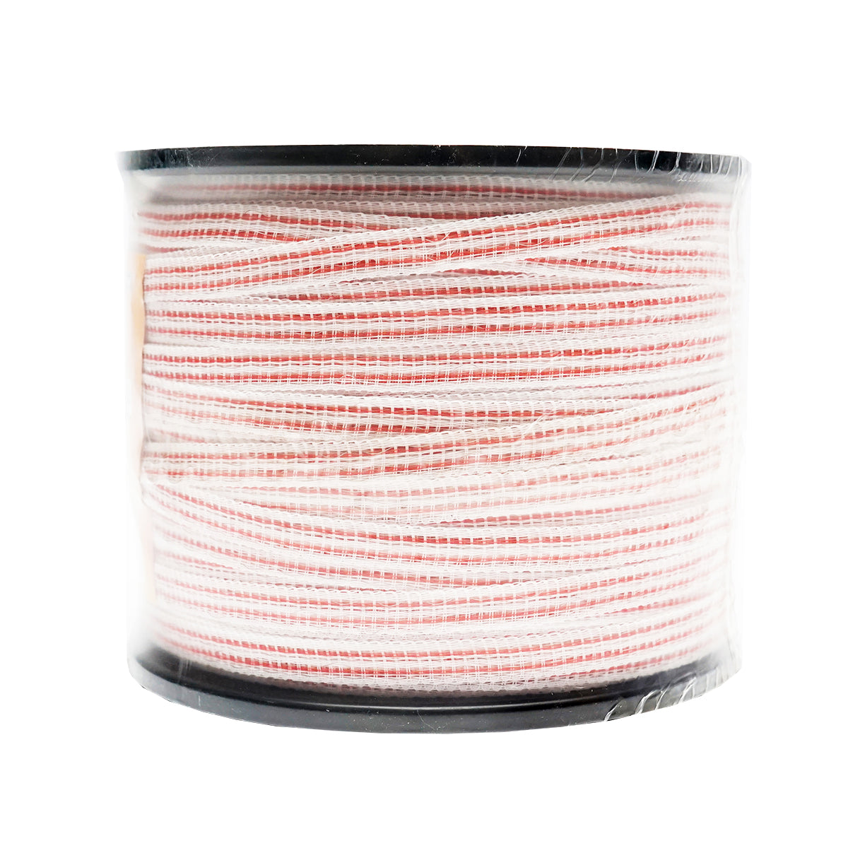 Red-white band roll 10mm with metal insert 4x0.16mm SS, resistance 13 Ohm/m, 250m electric fence Thor