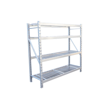 Heavy duty metal shelf with 4 shelves 1960x610x1830mm
