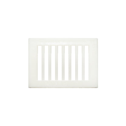 Queen bee isolator on a plastic comb with pins