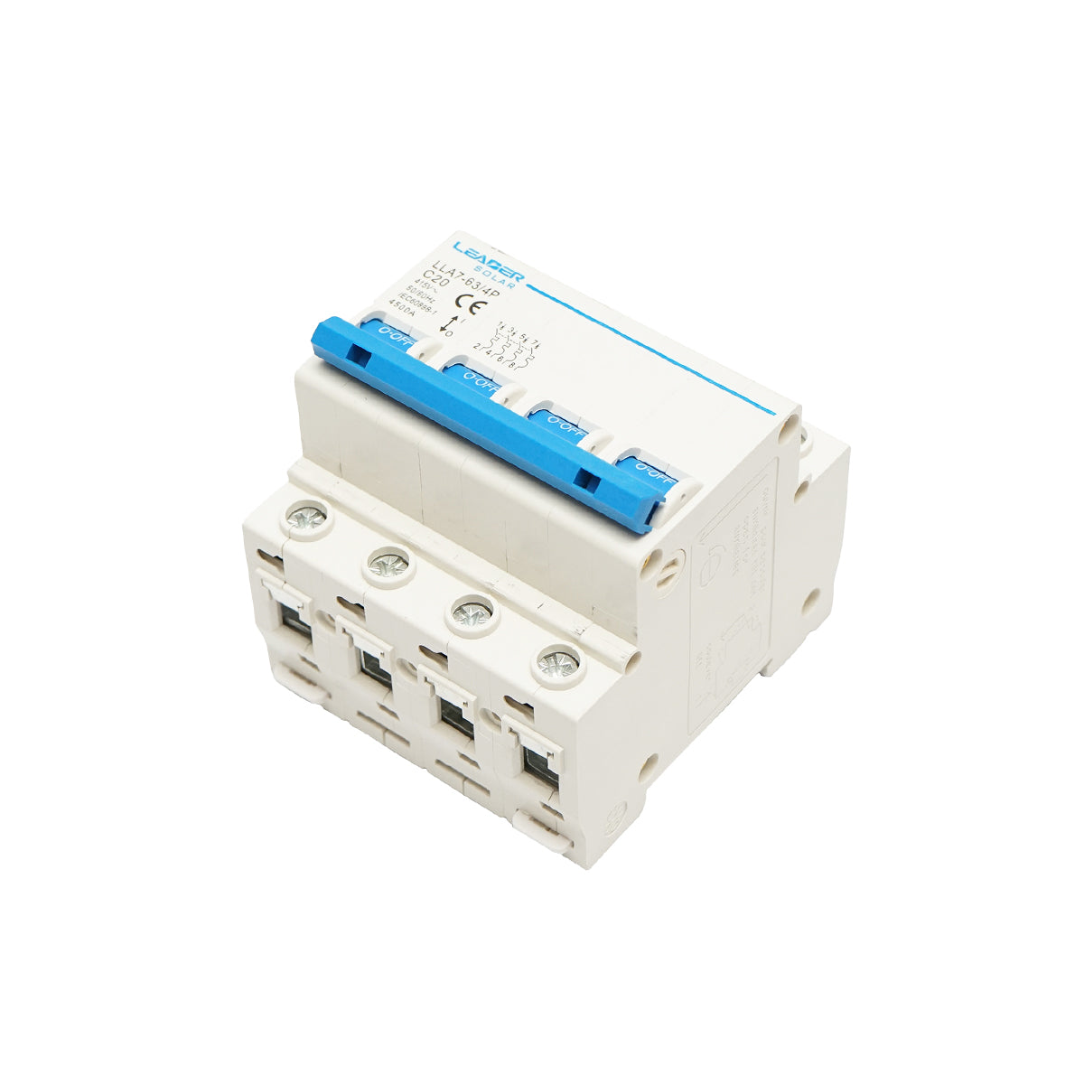 Automatic circuit breaker 4P-20A-415VAC Leader