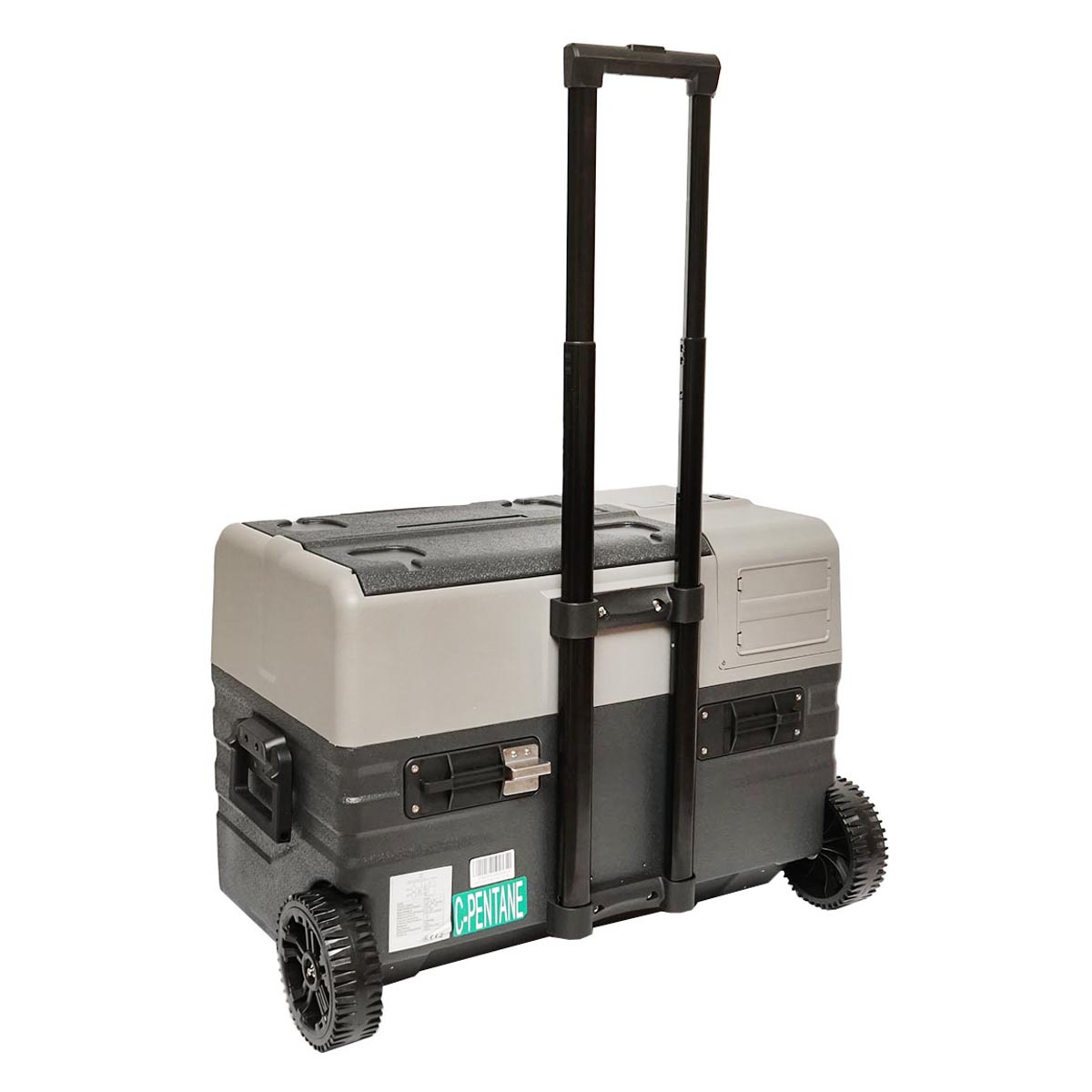 Car refrigerator with compressor and trolley wheels 42L 12-24-220V 60W