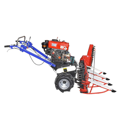 Diesel tiller 6HP with combined mower working width of 1000mm Baisan