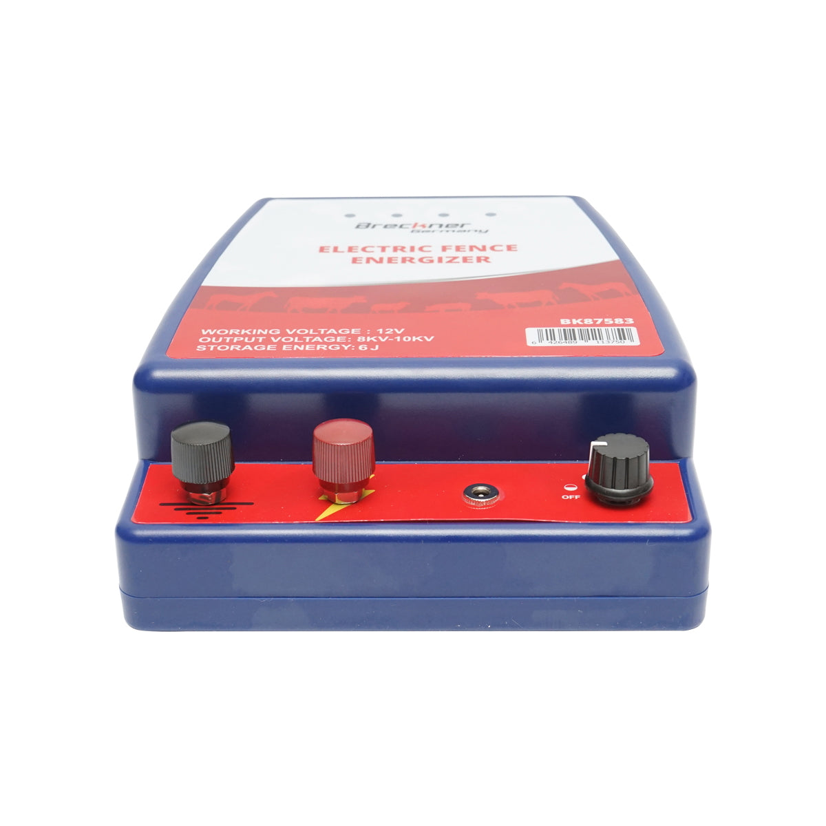 6 Joule impulse generator device for electric fence 12V/220V Breckner Germany