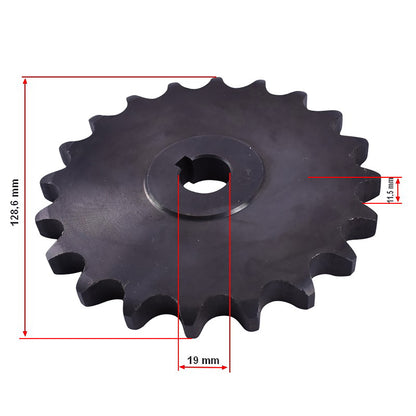 Chain wheel Z=20 pitch 12B fertilization box