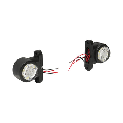 Side marker lights with LED 12-24V, red-white FR0102 Breckner Germany