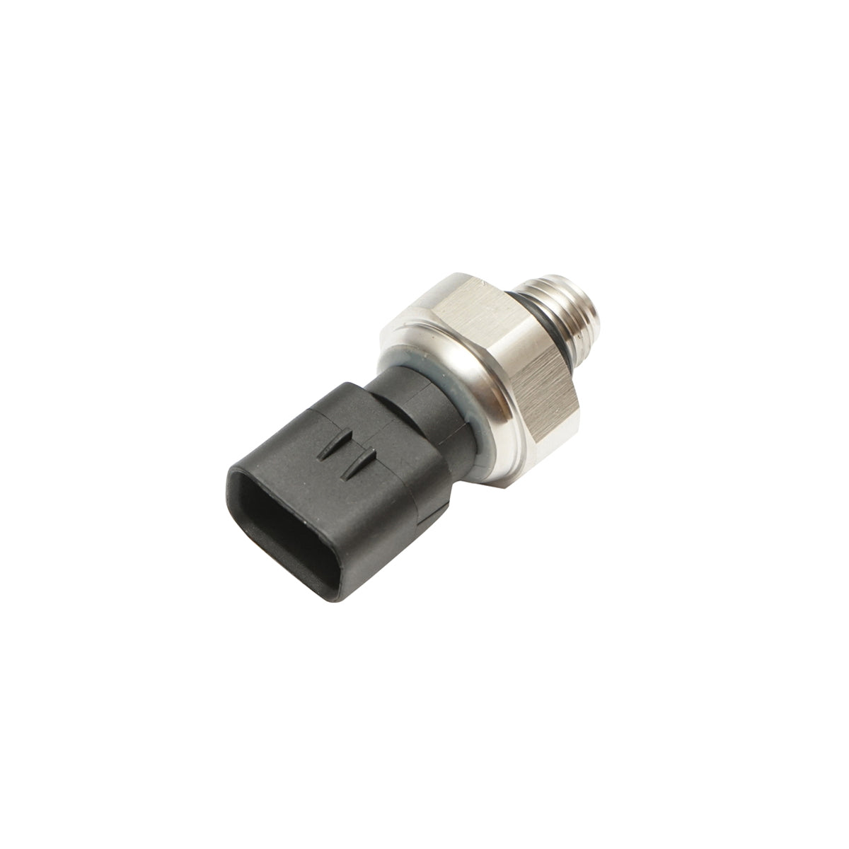 Fuel pressure sensor for John Deere OEM code RE538128 with 3 pins.