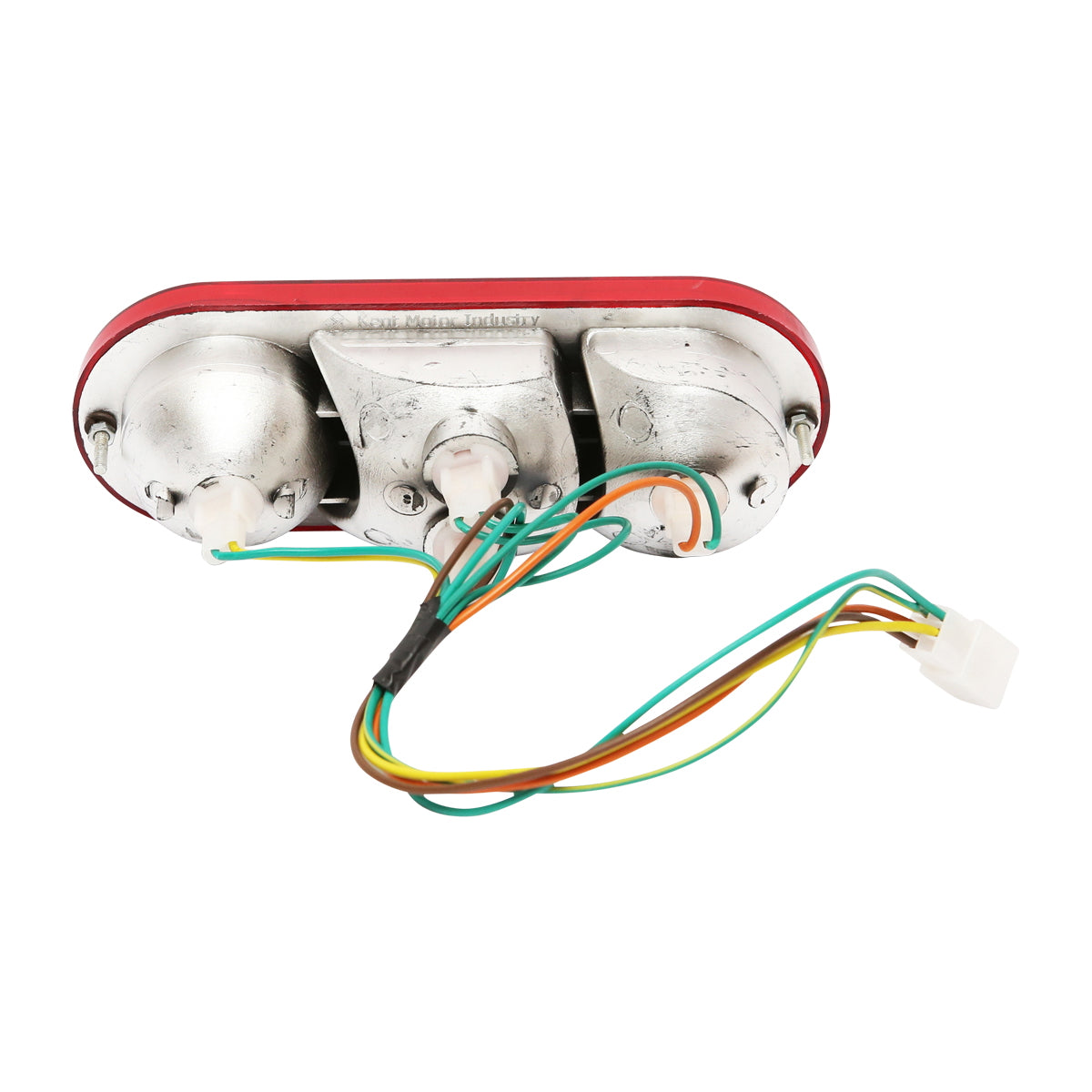 Oval rear stop lamp with stripes 4 functions Breckner Germany