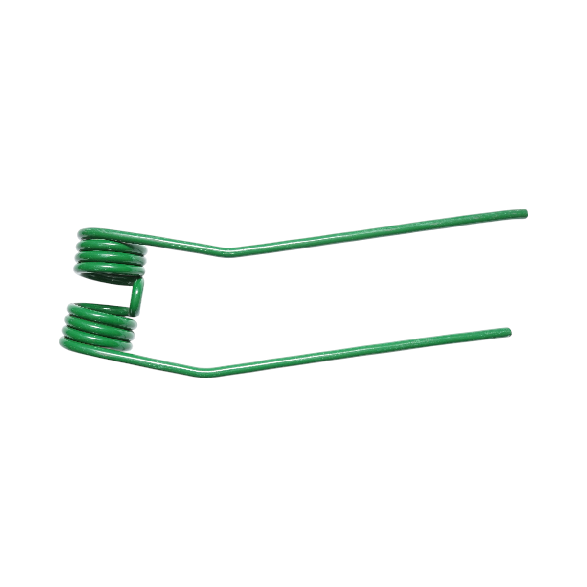 Right elastic claw rake for collecting hay 105x370x9 mm green (Fella)