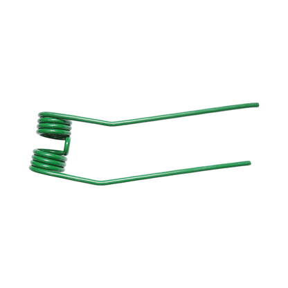 Right elastic claw rake for collecting hay 105x370x9 mm green (Fella)