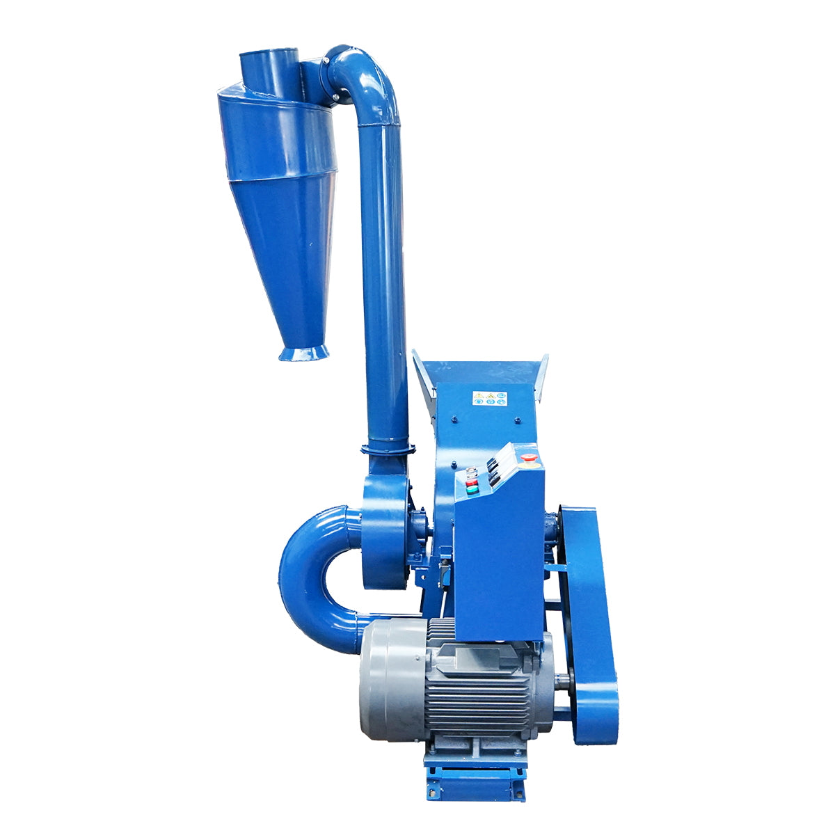 Feed chopper, grinding mill with cyclone 11KW, 380V, CF420C maximum capacity 700Kg/H