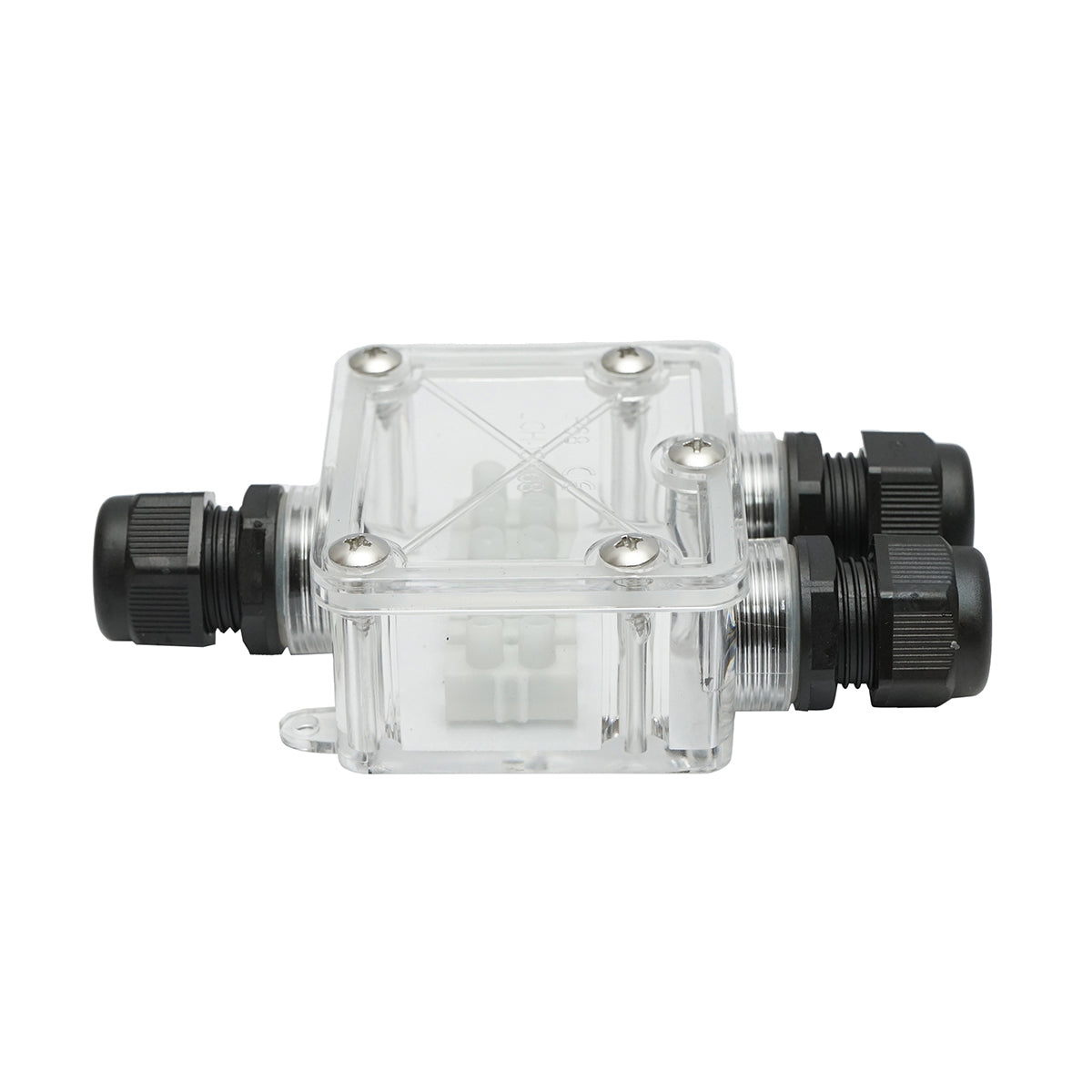 Transparent sealed box with preset 41A 450V AC, 3 ways 5-14mm IP68 Leader