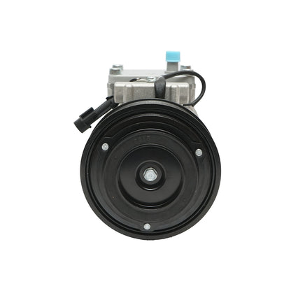 Air conditioning compressor for John Deere OEM codes AL176858, AL176857, AL154203, AL155836, AL78779, RE203758, 12V