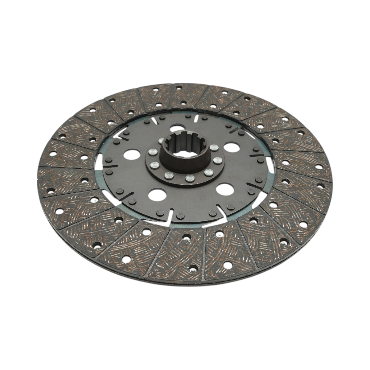 Clutch disc New Holland, Ford D=330mm, Z=10 OEM code E3NN7550DA, 333008710, 1864600304, 333003210, 82011594, 83937184, 87554548, FNN7550A, 81826679, 81864816, 82004599, 82011593, 83919100, 83983642