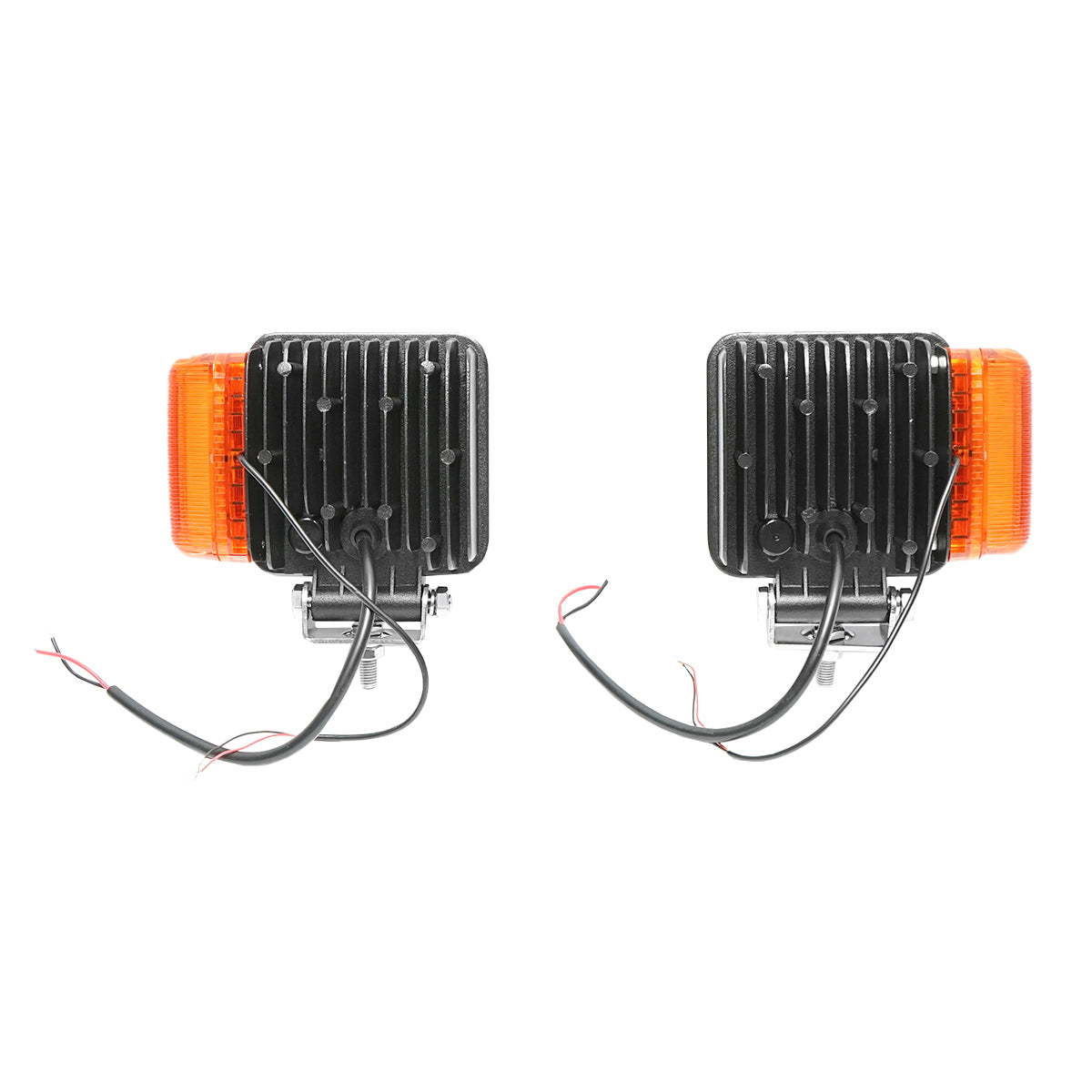 Set of LED headlights with right and left signaling, 16 LEDs, 12-24V, size 139x128x57mm, Breckner Germany