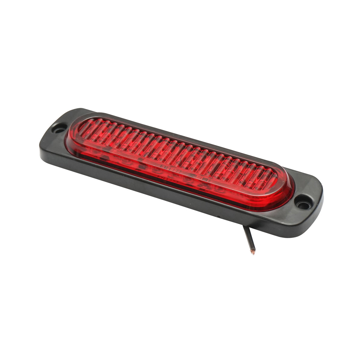 Red LED strobe side lamp 113mm 12-24V FR1271R Breckner Germany