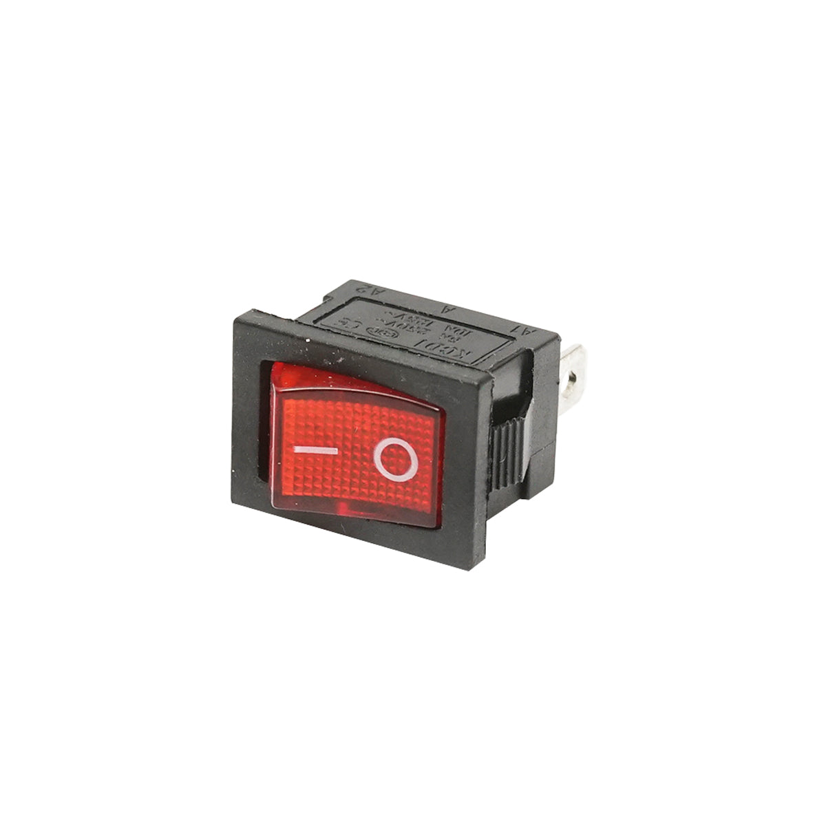 On-off switch button 125V/10A-250V/6A with 3 pins Breckner Germany