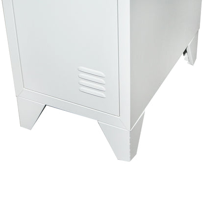 Vestibule, metal cabinet with 2 secured doors 1700x300x450mm Breckner Germany