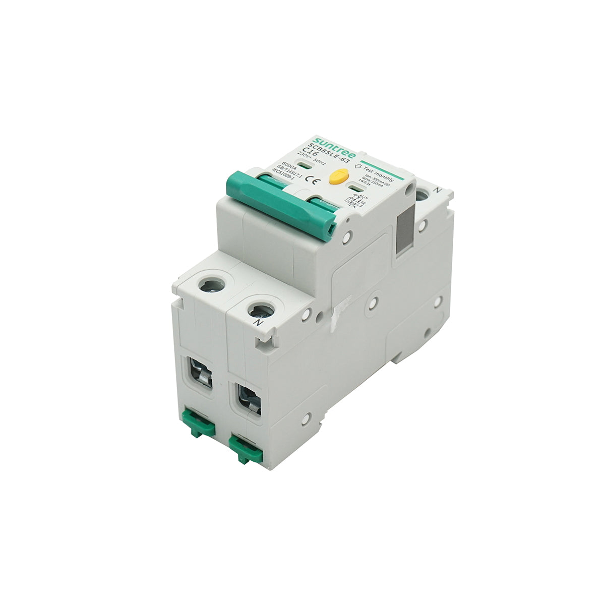 Automatic circuit breaker type 1+N, 16A 400VAC Suntree