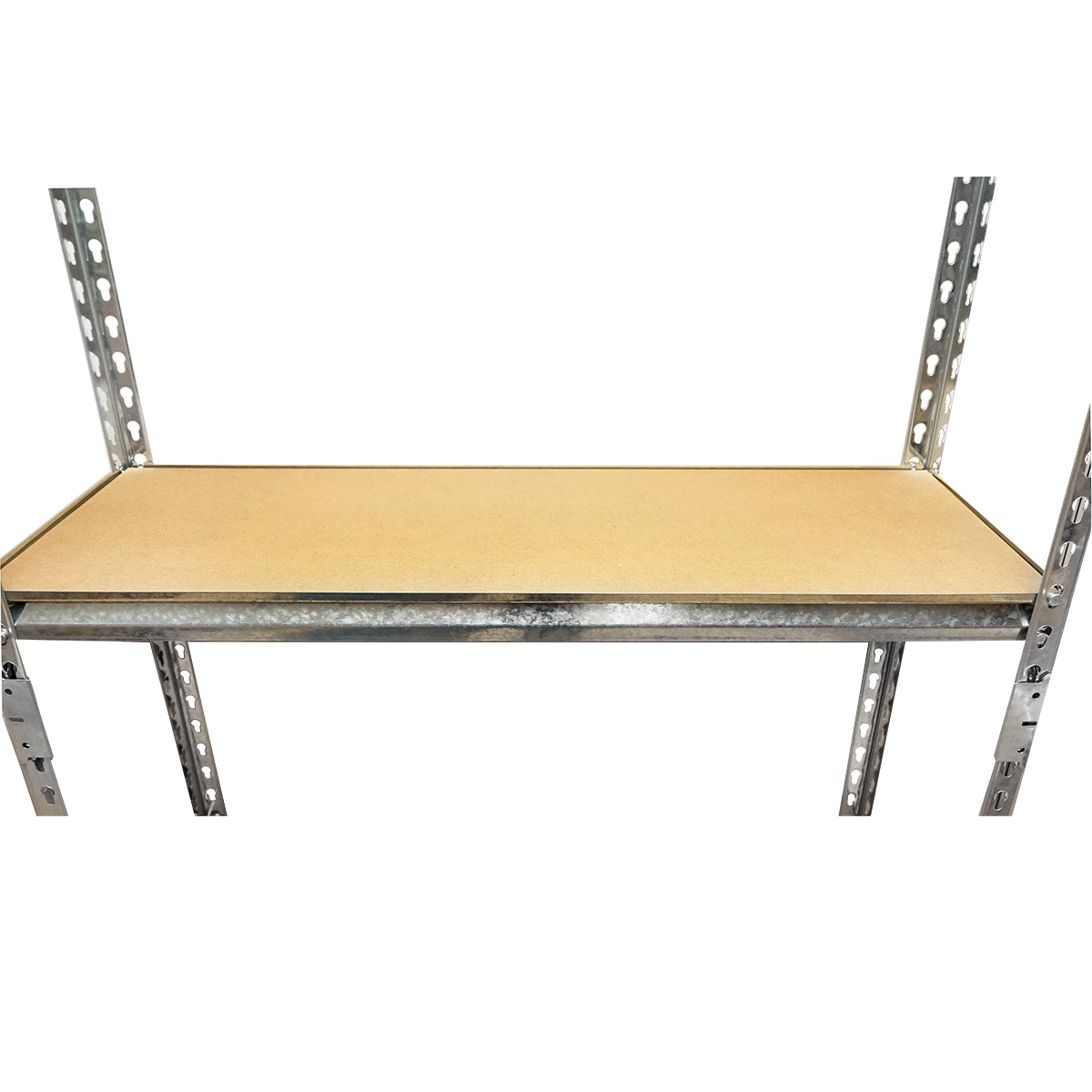 Metal shelf with 5 MDF shelves, 180x90x30cm, 120kg/shelf, assembly without screws Breckner Germany
