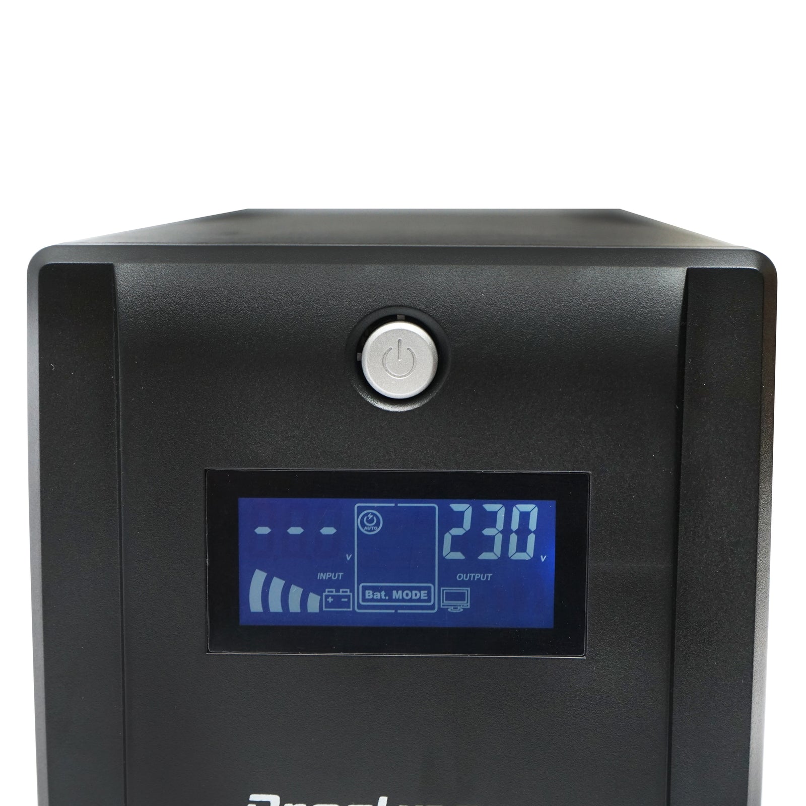 UPS 1500VA/900W with 2x9Ah batteries and 4 schuko sockets, LCD, USB, AVR Breckner Germany