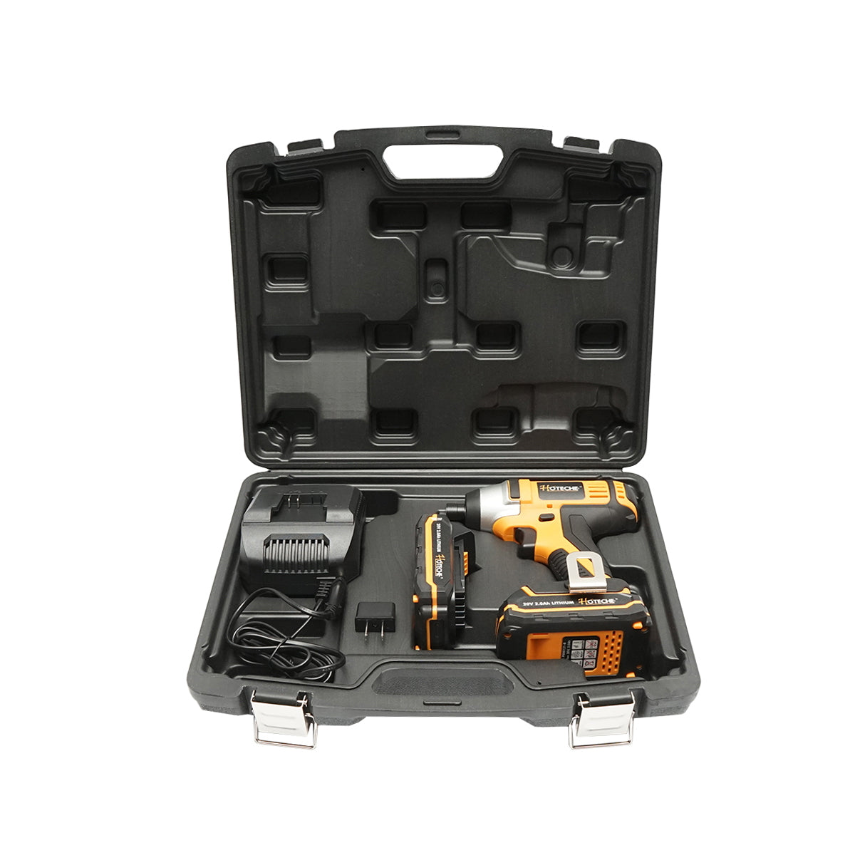 1/4 impact screwdriver 20V 180Nm, fast charging battery 2x2.0Ah Hoteche