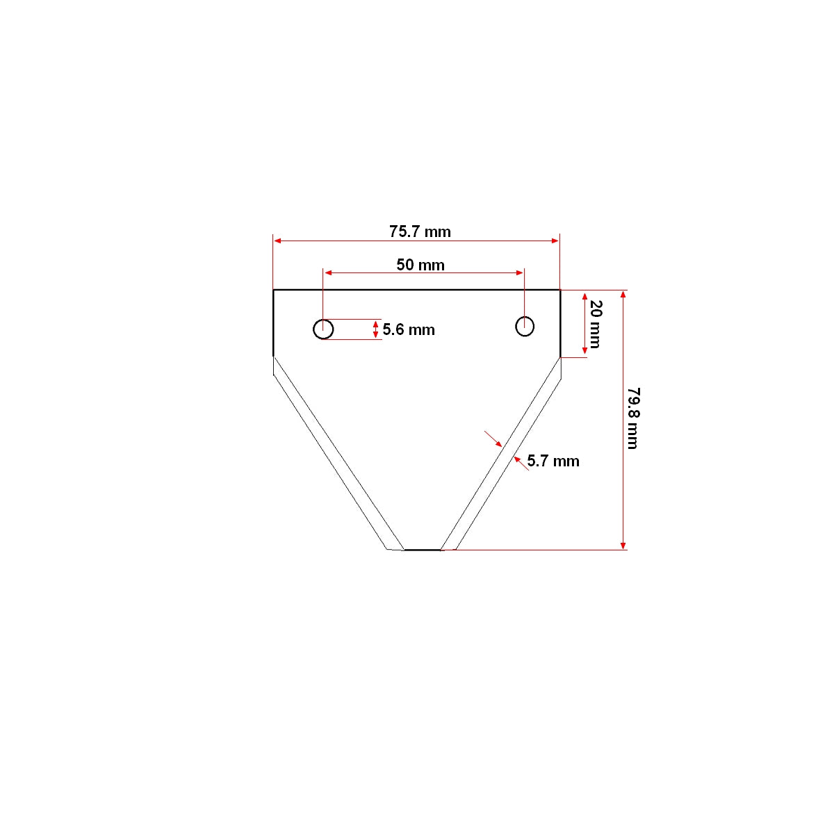 Blade knife combines without teeth DIN 80