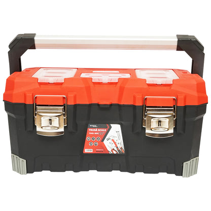 Professional tool box with aluminum handle 560x300x277mm Breckner Germany